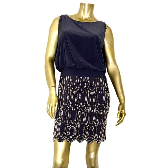 VINTAGE CACHE beaded/embellished dress sz 2 - Picture 4 of 8